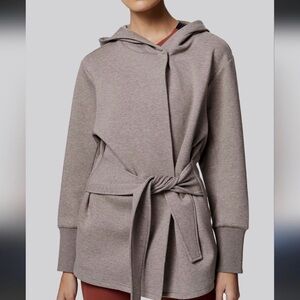 Varley Gray Hooded Jacket